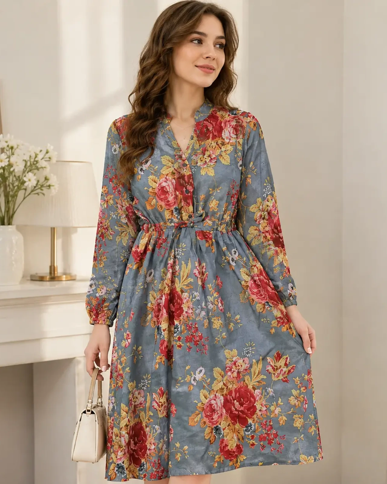 پیراهن زنانه مدل کفتان کد T5165